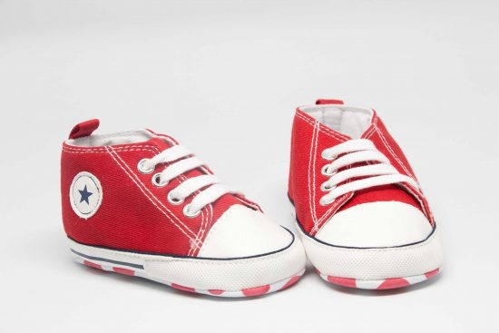 Zapatillas estilo Converse baby Rojo