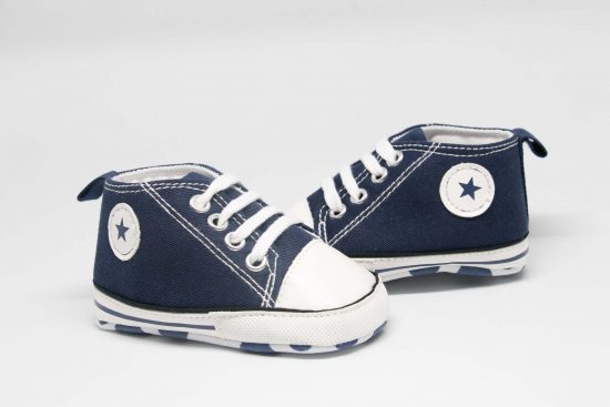 Zapatillas estilo Converse bebé Converse Azul