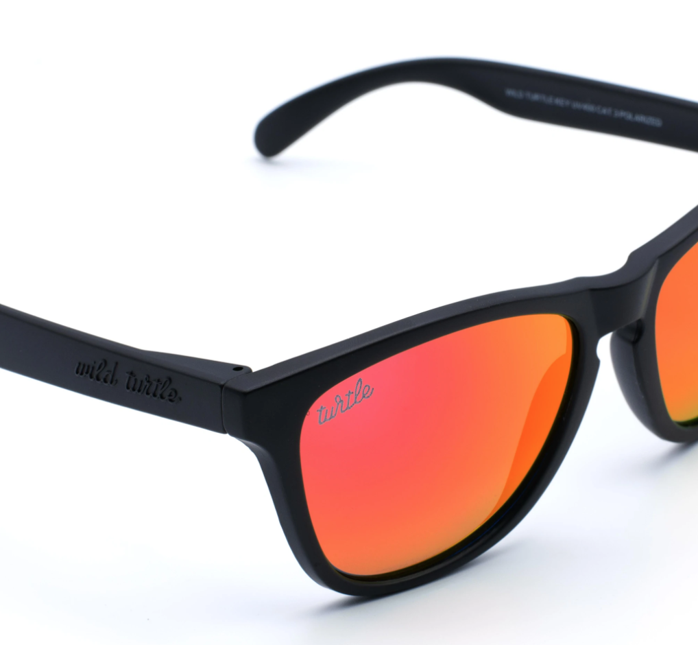 Gafas de sol cristal naranja Key Magma negras | Aloha Shop