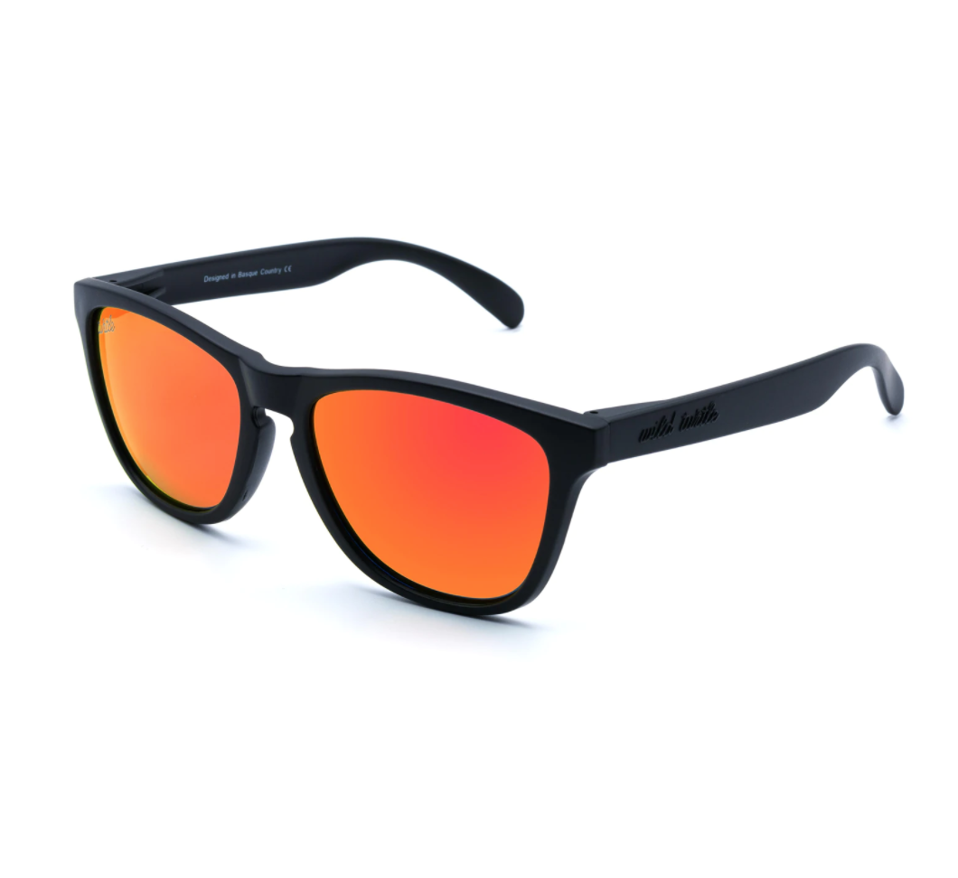 Gafas de naranja Key Magma negras polarizadas | Aloha Shop