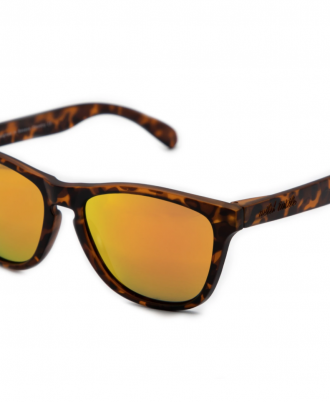 gafas pasta leopardo estilo wayfarer polarizadas cristal naranja